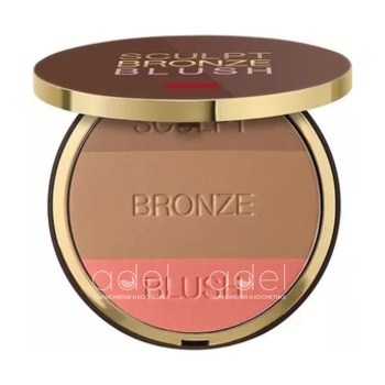 КОМПАКТНАЯ ПУДРА 3 В 1 SCULPT BRONZE BLUSH